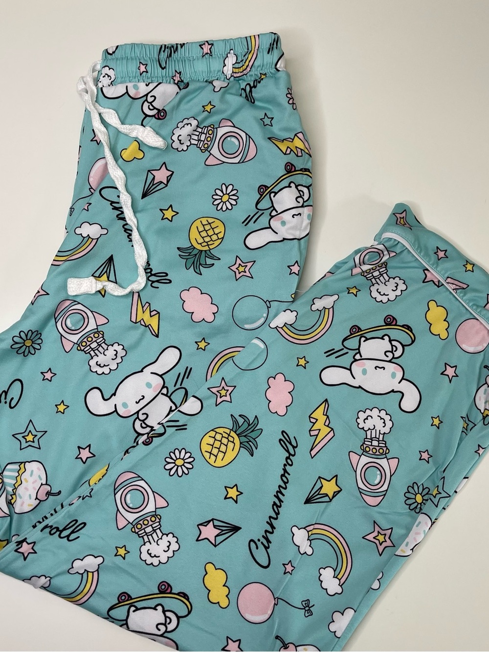 Boxlunch Sanrio Cinnamoroll Allover Print Pajama Pants Sleepwear Women's SMALL